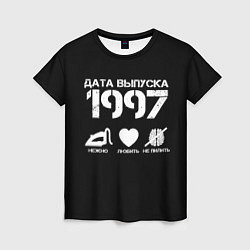 Футболка женская Дата выпуска 1997, цвет: 3D-принт