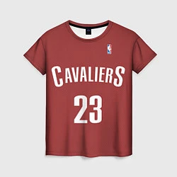 Футболка женская Cavaliers Cleveland 23: Red, цвет: 3D-принт