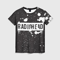 Футболка женская Radiohead Paint, цвет: 3D-принт