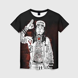 Футболка женская Lil Wayne: street style, цвет: 3D-принт