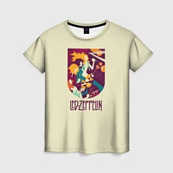 Футболка женская Led Zeppelin Art, цвет: 3D-принт