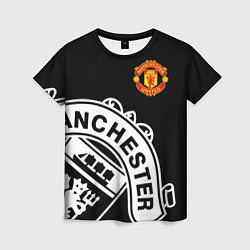 Футболка женская Man United: Black Collection, цвет: 3D-принт