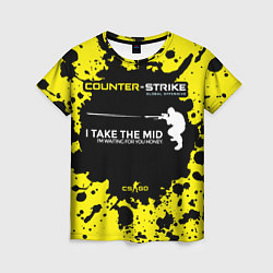 Футболка женская Counter-Strike: Go Mid, цвет: 3D-принт