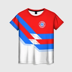 Футболка женская Bayern FC: White style, цвет: 3D-принт