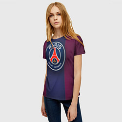Футболка женская Paris Saint-Germain, цвет: 3D-принт — фото 2