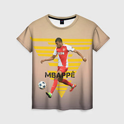 Футболка женская Kylian Mbappe, цвет: 3D-принт