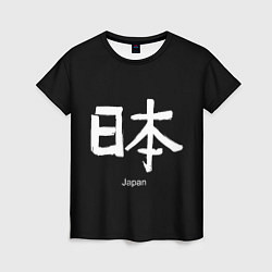 Футболка женская Symbol Japan: Hieroglyph, цвет: 3D-принт