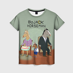 Футболка женская BoJack Horseman, цвет: 3D-принт