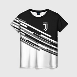 Футболка женская FC Juventus: B&W Line, цвет: 3D-принт