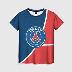Футболка женская FC PSG: France, цвет: 3D-принт