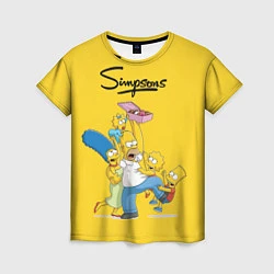 Футболка женская Simpsons Family, цвет: 3D-принт