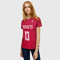 Футболка женская Rockets: Houston 13, цвет: 3D-принт — фото 2