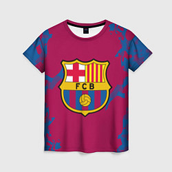 Женская футболка FC Barcelona: Purple & Blue