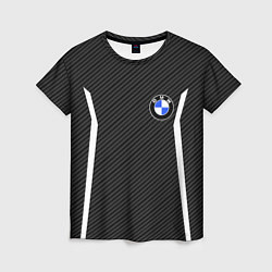 Женская футболка BMW CARBON БМВ КАРБОН