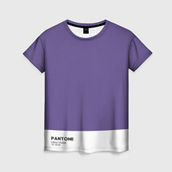 Футболка женская Pantone: Ultra Violet, цвет: 3D-принт