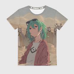 Футболка женская Vocaloid, цвет: 3D-принт
