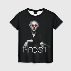 Футболка женская T-Fest: Black Style, цвет: 3D-принт