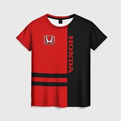 Футболка женская Honda: Red Style, цвет: 3D-принт