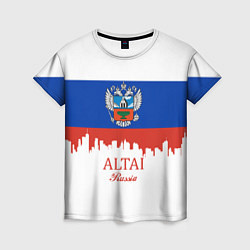 Футболка женская Altai: Russia, цвет: 3D-принт