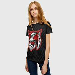 Футболка женская Red Tiger, цвет: 3D-принт — фото 2