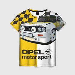 Футболка женская Opel Motor Sport: Ascona B, цвет: 3D-принт