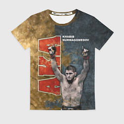 Футболка женская Aka Khabib, цвет: 3D-принт