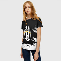 Футболка женская FC Juventus, цвет: 3D-принт — фото 2