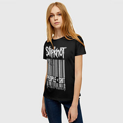 Футболка женская Slipknot: People Shit, цвет: 3D-принт — фото 2