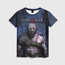 Футболка женская God of War: Kratos, цвет: 3D-принт