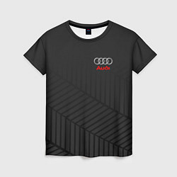 Футболка женская Audi: Grey Collection, цвет: 3D-принт