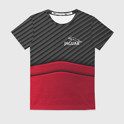 Футболка женская Jaguar: Red Carbon, цвет: 3D-принт