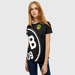 Футболка женская Borussia Dortmund: Exclusive, цвет: 3D-принт — фото 2