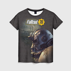 Футболка женская Fallout 76, цвет: 3D-принт
