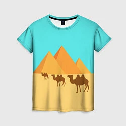 Женская футболка Пирамиды Египта