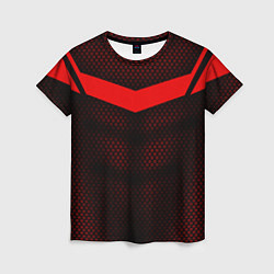 Футболка женская Красная броня, цвет: 3D-принт