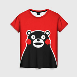 Футболка женская Kumamon Smile, цвет: 3D-принт