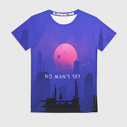 Футболка женская No Man's Sky: Night, цвет: 3D-принт