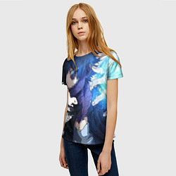 Футболка женская Академия героев - Даби, цвет: 3D-принт — фото 2