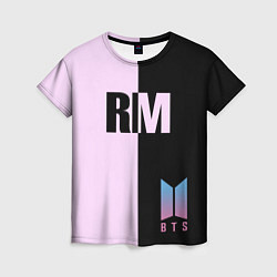 Футболка женская BTS RM, цвет: 3D-принт