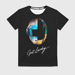 Футболка женская Daft Punk: Get Lucky, цвет: 3D-принт