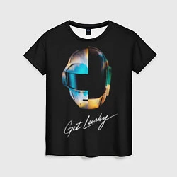 Футболка женская Daft Punk: Get Lucky, цвет: 3D-принт