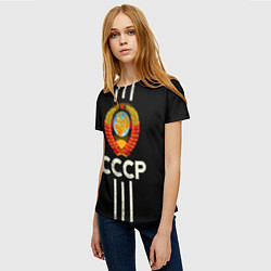 Футболка женская СССР, цвет: 3D-принт — фото 2