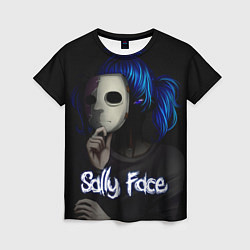 Футболка женская Sally Face: Dark Mask цвета 3D-принт — фото 1