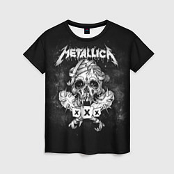 Футболка женская Metallica XXX, цвет: 3D-принт