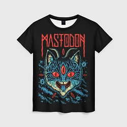Футболка женская Mastodon: Demonic Cat, цвет: 3D-принт
