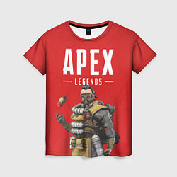 Футболка женская Apex Legends: Red Caustic, цвет: 3D-принт