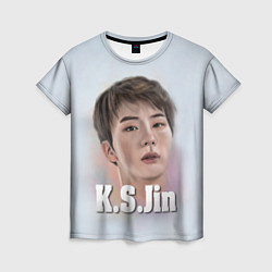 Футболка женская BTS K.S.Jin, цвет: 3D-принт