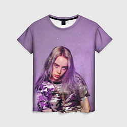 Футболка женская Billie Eilish: Violet Fashion, цвет: 3D-принт