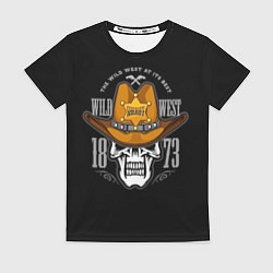 Женская футболка Wild West sheriff