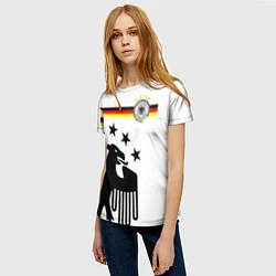 Футболка женская Сборная Германии, цвет: 3D-принт — фото 2